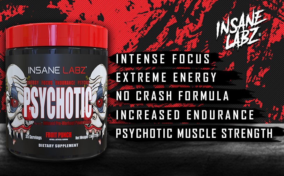 Psychotic Workout Supplement benefits