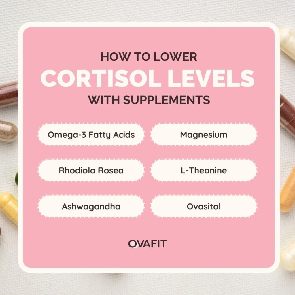 Best Supplements to Lower Cortisol & Belly Fat