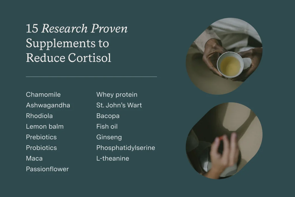 Best Supplements to Lower Cortisol & Belly Fat