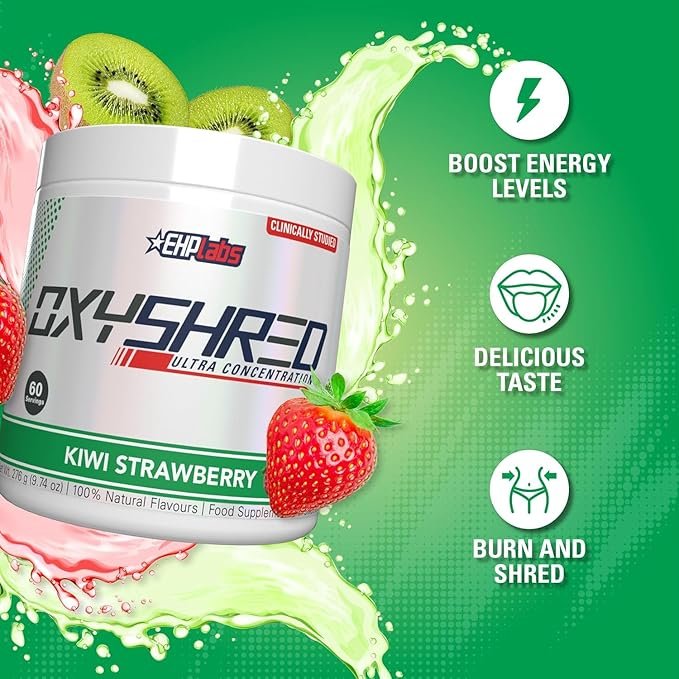 EHP Labs OxyShred Pre Workout Powder benefits