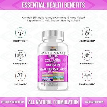 Keratin Supplement Benefits for Hair & Nails Health