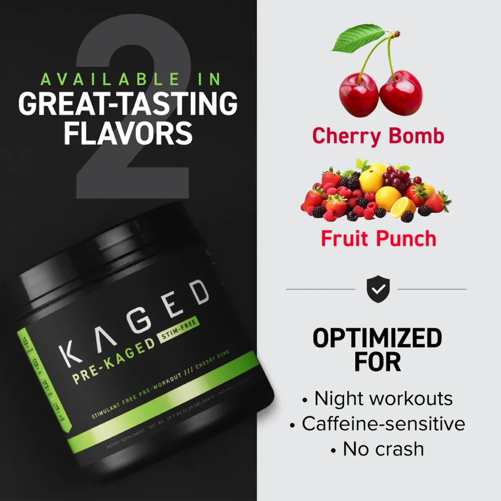 Stimulant Free Preworkout ingredients