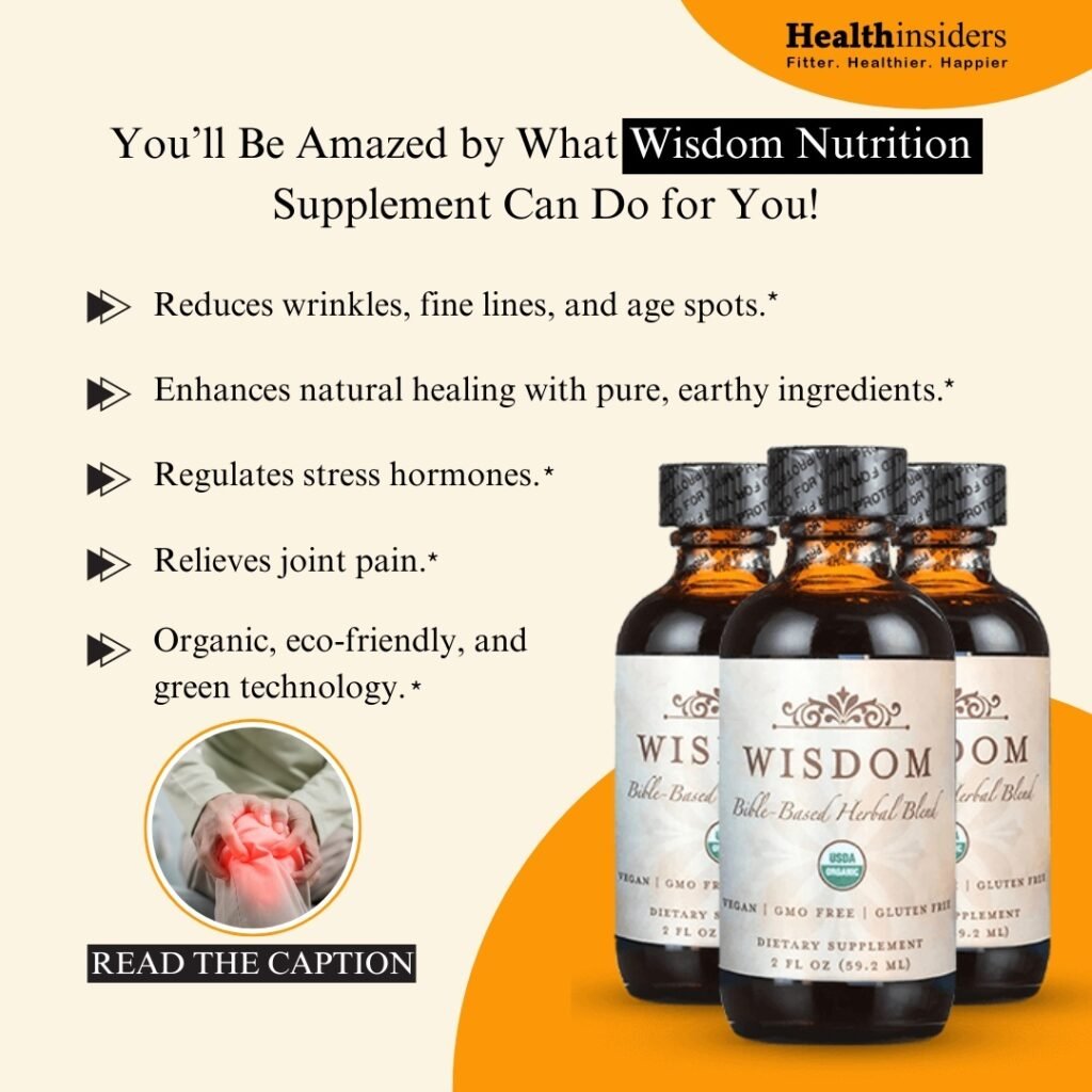 Wisdom Bible-Based Supplement benefits