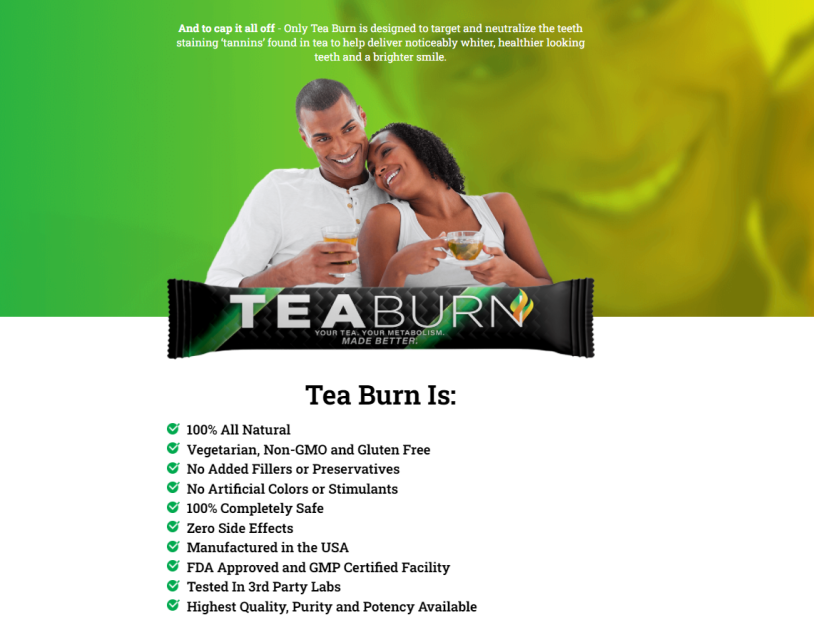 Tea Burn benefits