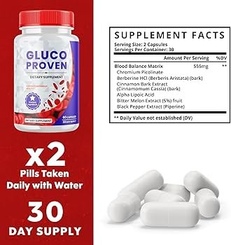 GlucoProven dosage