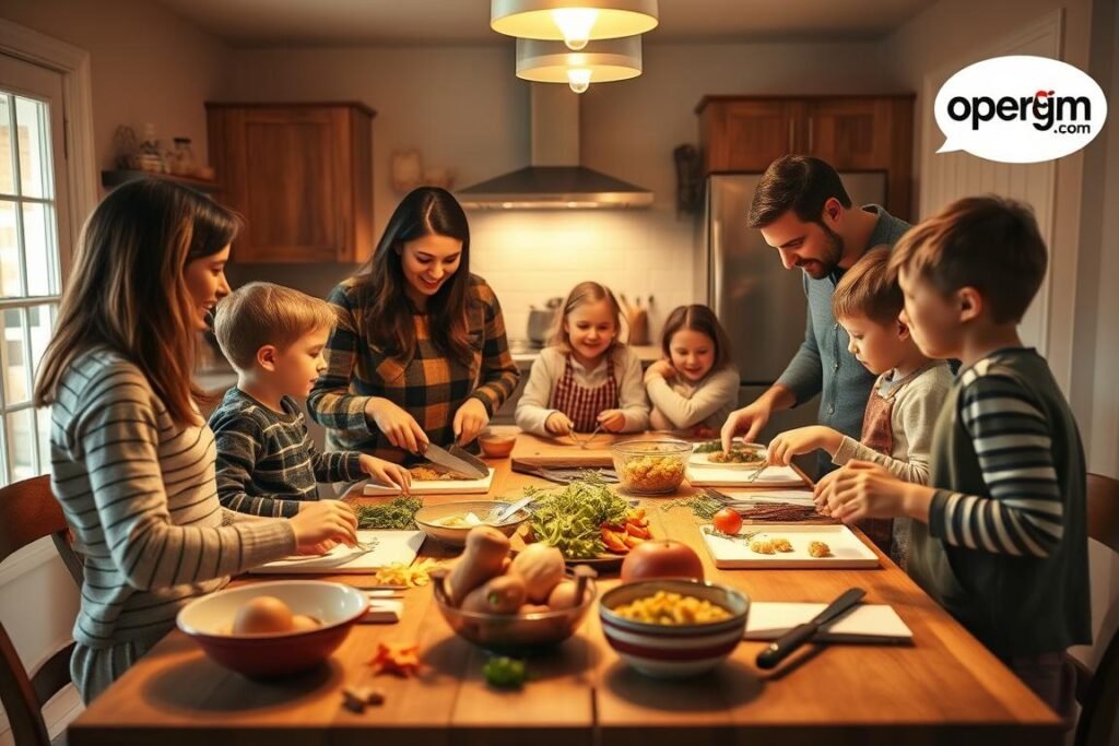 Family cooking activities