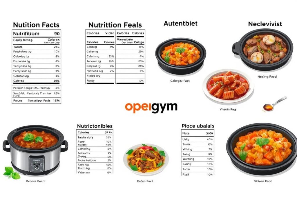 Nutrition facts for crockpot meals