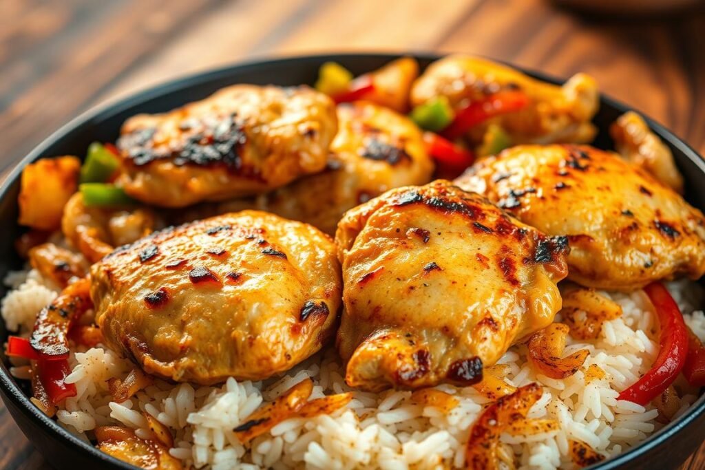 chicken rice skillet recipes