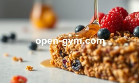 Granola flapjack recipe healthy