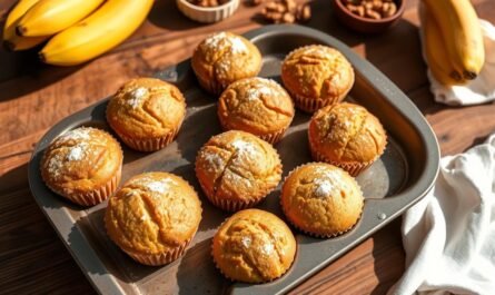 Healthy banana muffins recipe