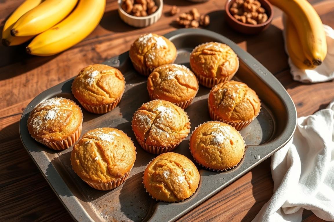 Healthy banana muffins recipe