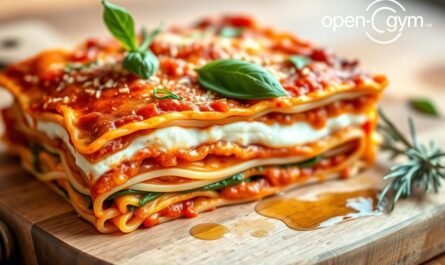 Healthy lasagna recipe