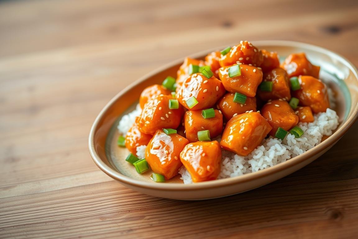 Healthy orange chicken recipe