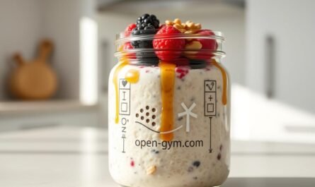 Healthy overnight oats recipe