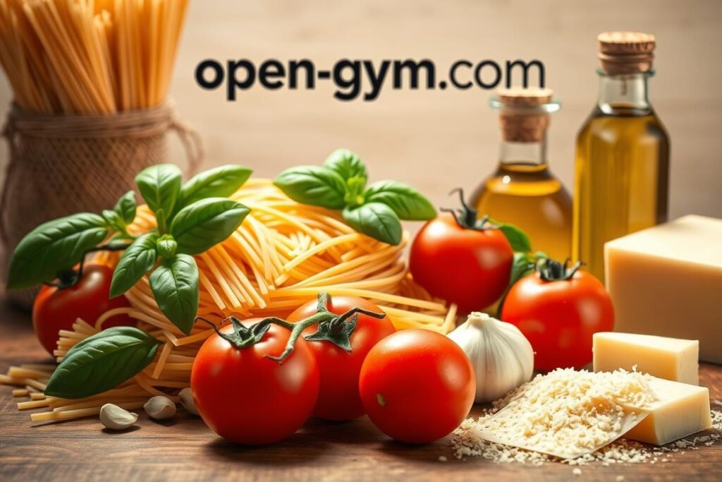 Healthy pasta recipes ingredients