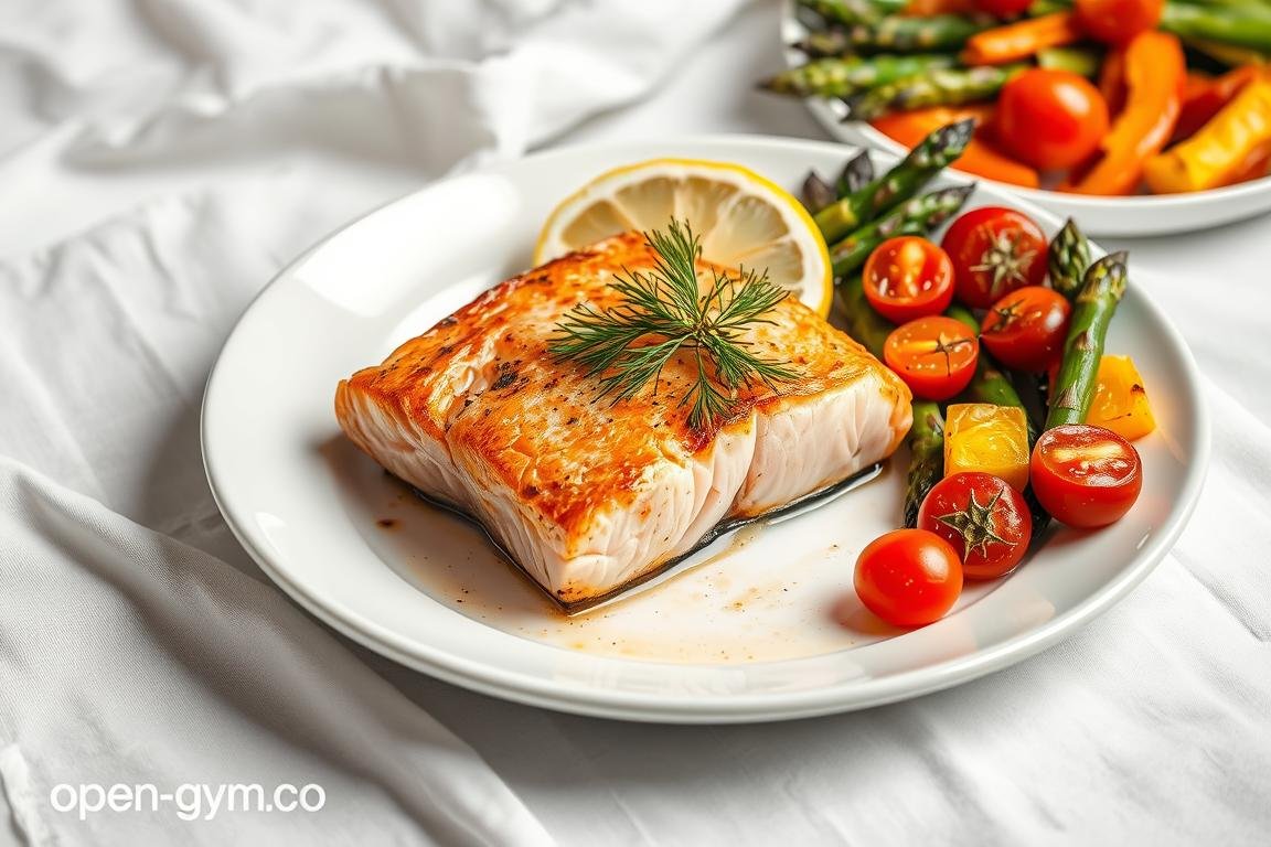 Healthy salmon recipe