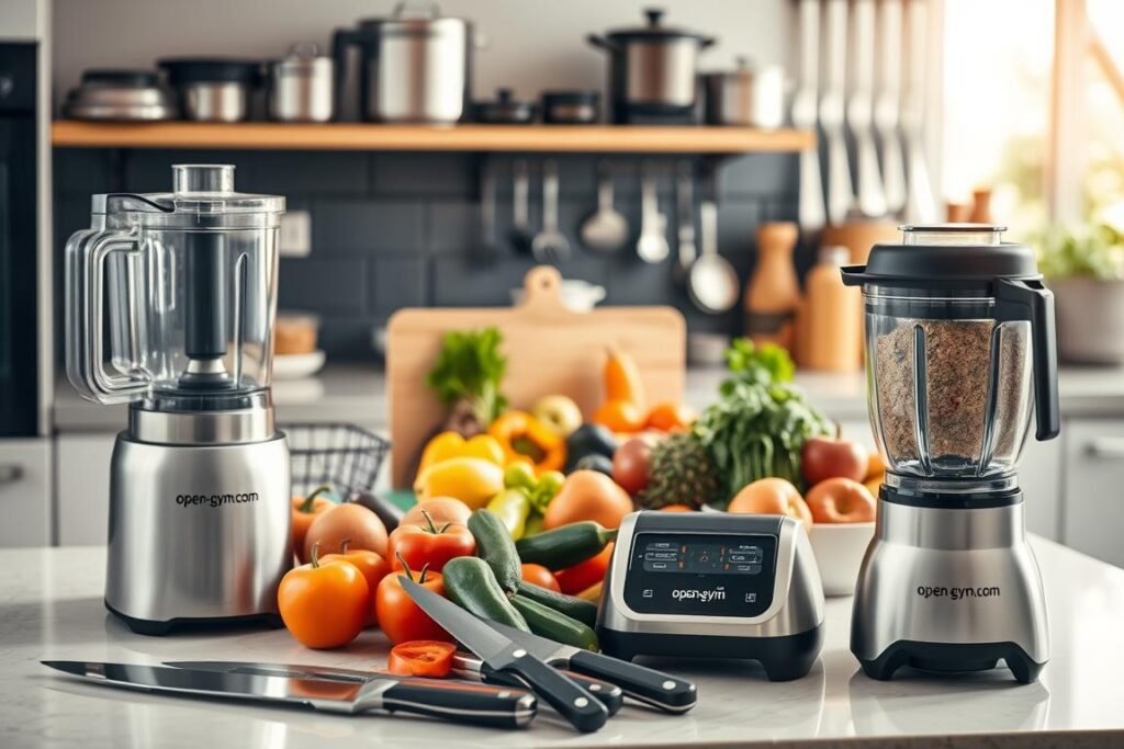 Kitchen equipment for cooking healthy recipes