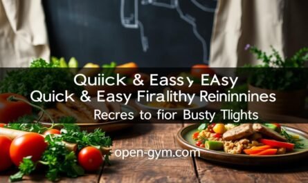 Quick and easy healthy dinner recipes