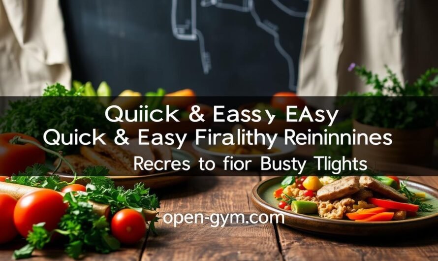 Quick & Easy Healthy Dinner Recipes for Busy Nights