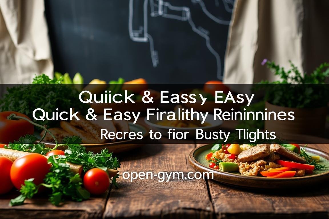 Quick and easy healthy dinner recipes