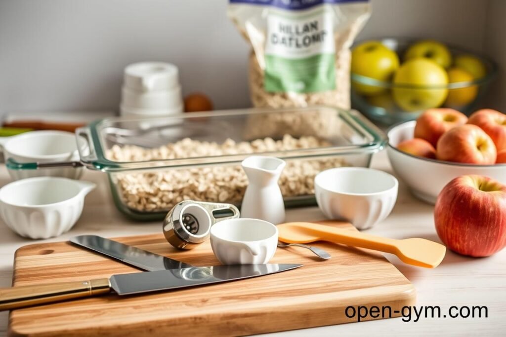 baking essentials for healthy apple crisp