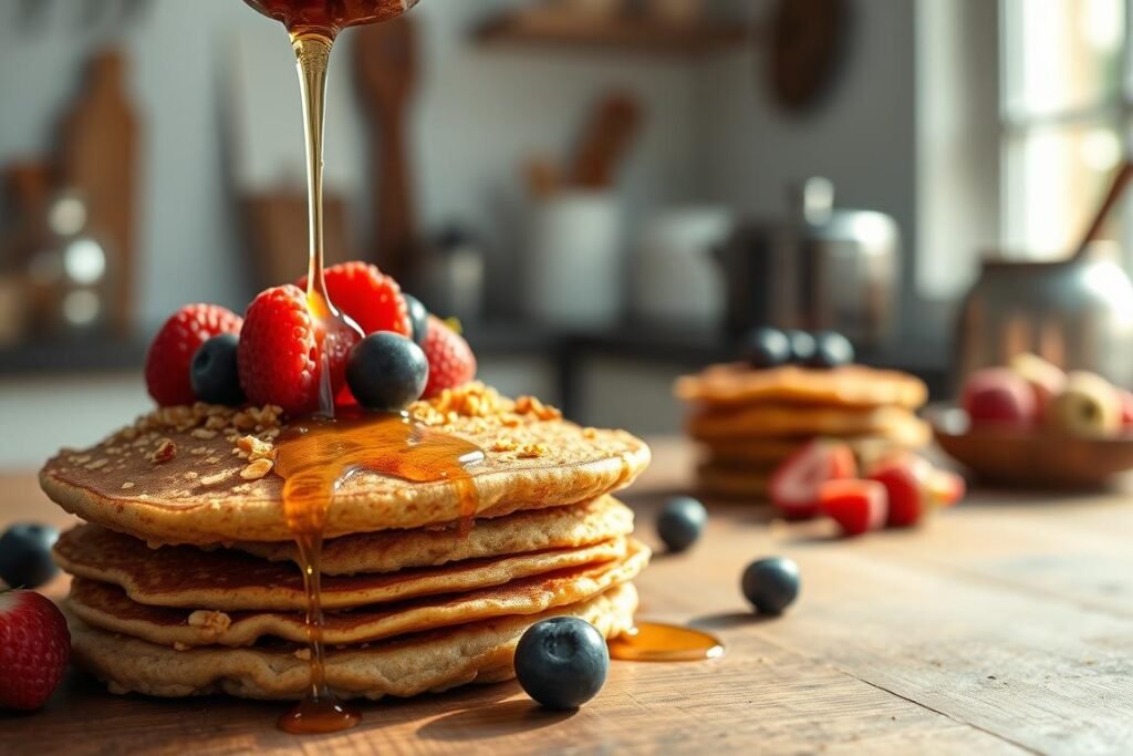 easy granola flapjack